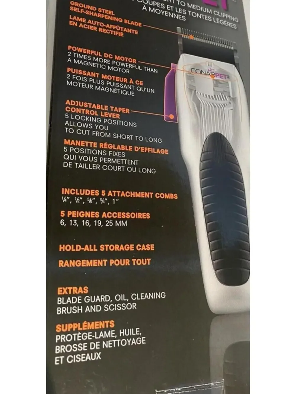 Conair Pet Hair Trimmer Grooming Kit for Home Use, New